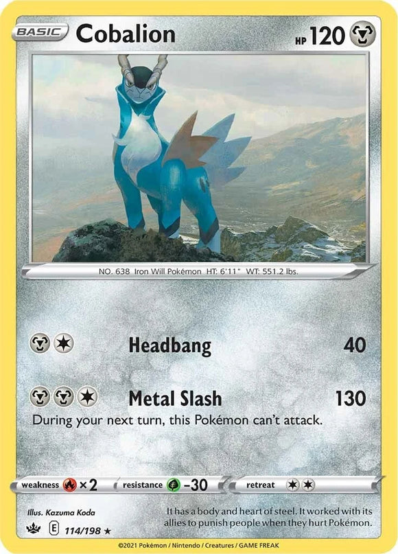Cobalion [114/198] [Chilling Reign] Holofoil