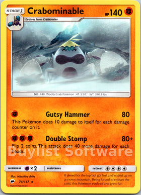 Crabominable [74/147] [Burning Shadows]