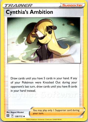 Cynthia's Ambition [138/172] [Brilliant Stars]