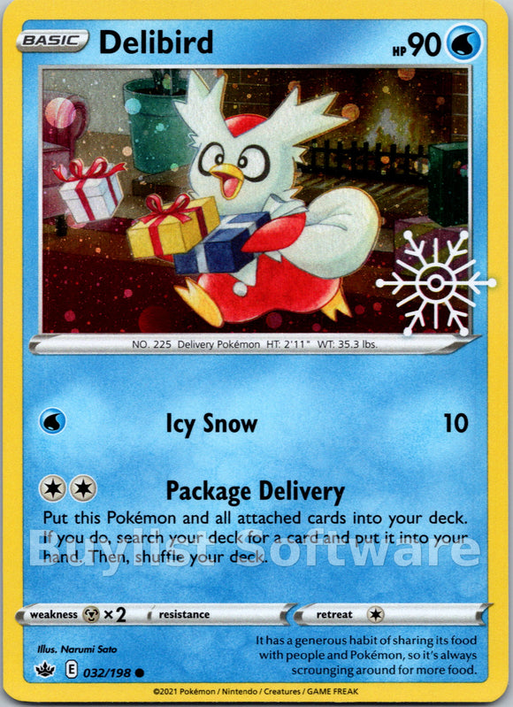 Delibird (Holiday Calendar) [032/198] [Chilling Reign] Holofoil