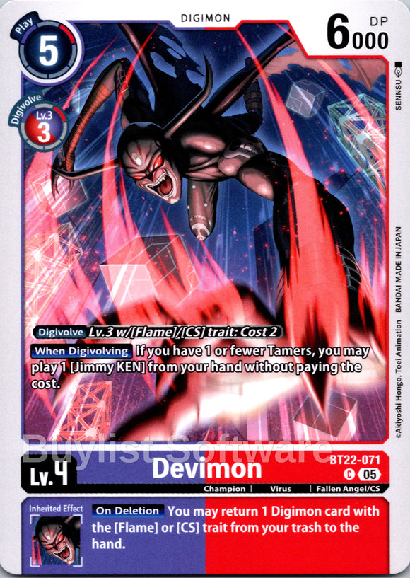 Devimon [BT22-071] [Cyber Eden]