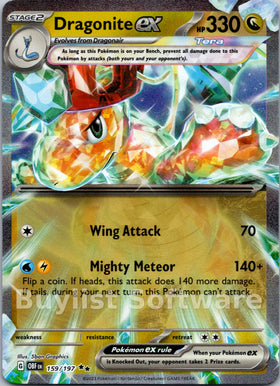 Dragonite ex [159/197] [Obsidian Flames] Holofoil