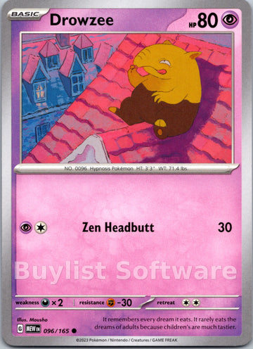 Drowzee [096/165] [Scarlet & Violet 151]
