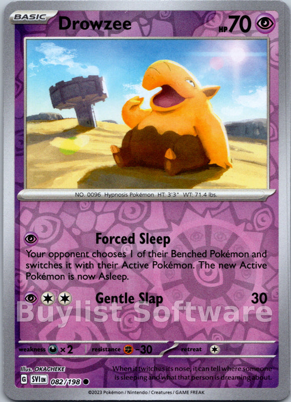 Drowzee [082/198] [Scarlet & Violet Base Set] Reverse Holofoil