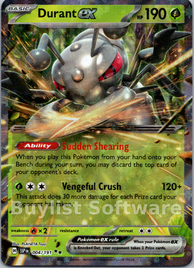Durant ex [004/191] [Surging Sparks] Holofoil