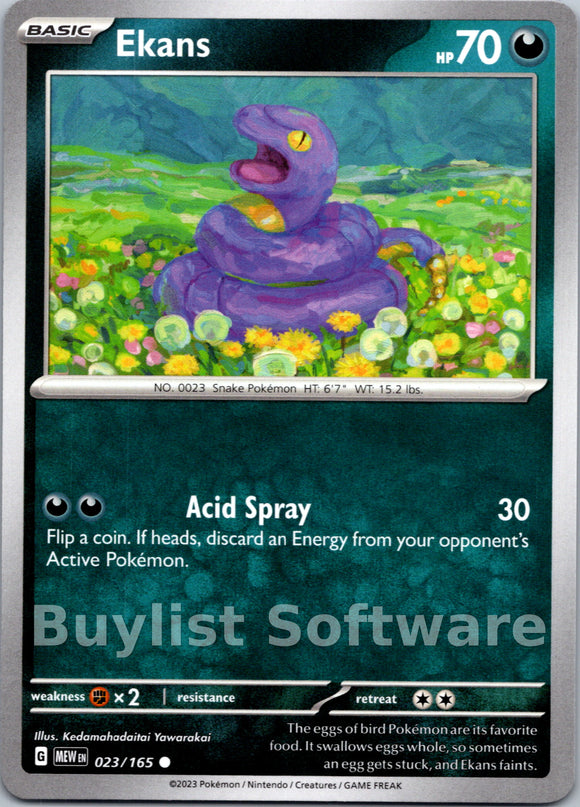 Ekans [023/165] [Scarlet & Violet 151]