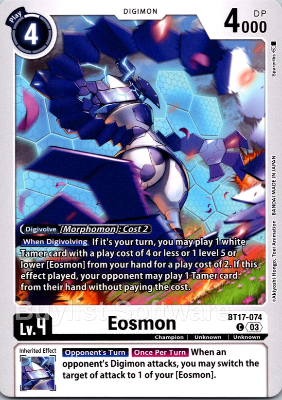Eosmon [BT17-074] [Secret Crisis]