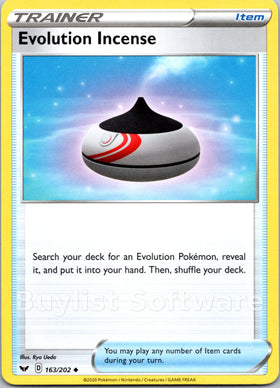 Evolution Incense [163/202] [Sword & Shield Base Set]