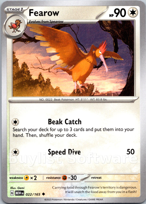 Fearow [022/165] [Scarlet & Violet 151]