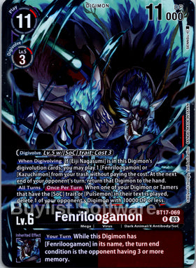 Fenriloogamon [BT17-069] [Secret Crisis] Foil