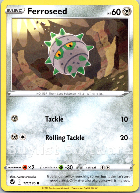 Ferroseed [121/195] [Silver Tempest]