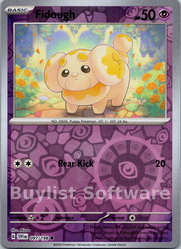 Fidough [097/198] [Scarlet & Violet Base Set] Reverse Holofoil