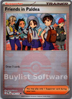 Friends in Paldea (Poke Ball Pattern) [109/131] [Prismatic Evolutions] Holofoil