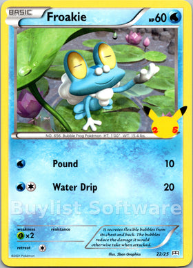 Froakie [022/025] [McDonald's Promos 2021]