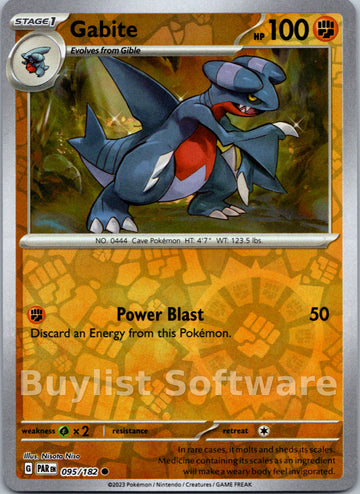 Gabite [095/182] [Paradox Rift] Reverse Holofoil