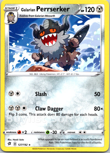Galarian Perrserker [127/192] [Rebel Clash]