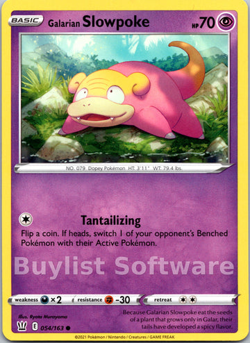 Galarian Slowpoke [054/163] [Battle Styles]