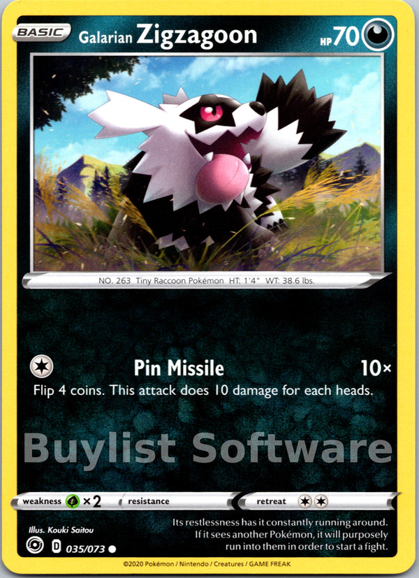 Galarian Zigzagoon [35/73] [Champion's Path]