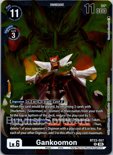 Gankoomon [BT23-057] [Hackers' Slumber] Foil