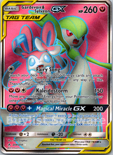 Gardevoir & Sylveon GX [204/214] [Unbroken Bonds] Holofoil