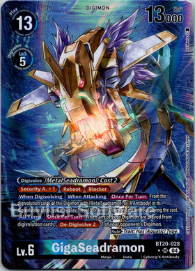 GigaSeadramon (Alternate Art) [BT20-028 SR] [Release Special Booster 2.5] Foil