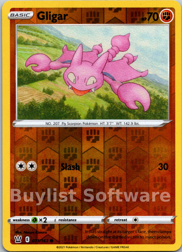 Gligar [071/163] [Battle Styles] Reverse Holofoil