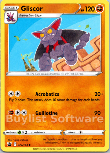 Gliscor [072/163] [Battle Styles]