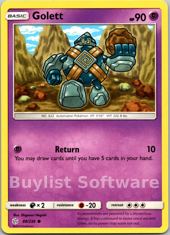 Golett [89/236] [Cosmic Eclipse]