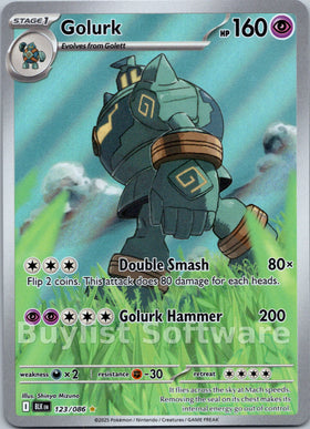 Golurk [123/086] [Black Bolt] Holofoil