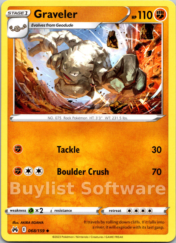 Graveler [068/159] [Crown Zenith]