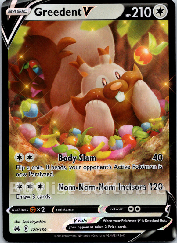 Greedent V [120/159] [Crown Zenith] Holofoil