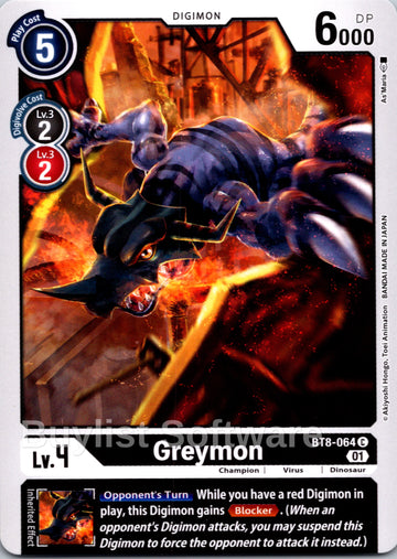 Greymon [BT8-064] [New Awakening]