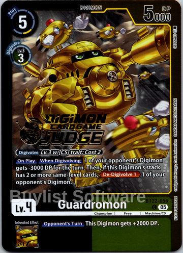 Guardromon (Judge Pack 2025 Wave 2) [BT22-056] [Cyber Eden] Foil