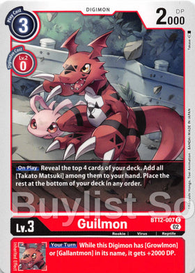 Guilmon [BT12-007] [Across Time]