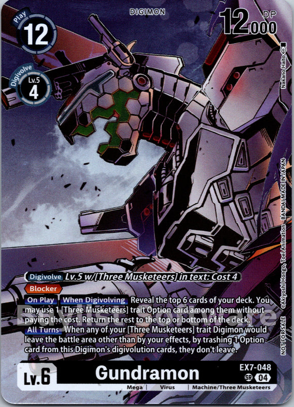 Gundramon (Alternate Art) (Box Topper) [EX7-048 SR] [Special Limited Set] Foil