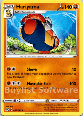 Hariyama [098/196] [Lost Origin]