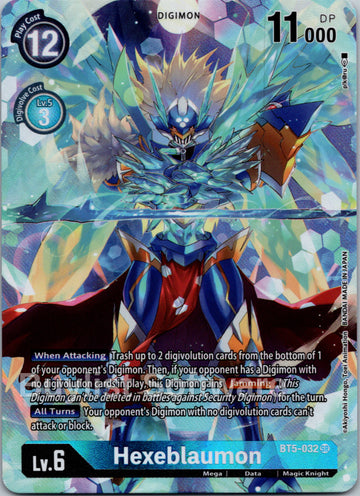 Hexeblaumon (Alternate Art) [BT5-032] [Dimensional Phase] Foil