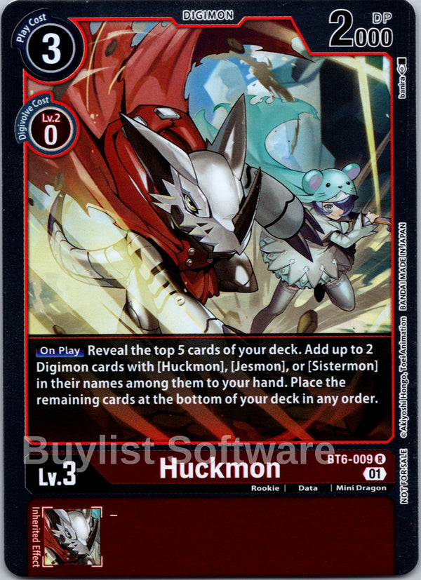 Huckmon (Event Pack 3) [BT6-009] [Double Diamond] Foil