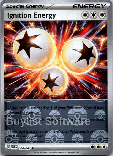 Ignition Energy (Poke Ball Pattern) [086/086] [White Flare] Holofoil