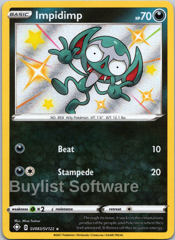 Impidimp [SV083/SV122] [Shining Fates: Shiny Vault] Holofoil