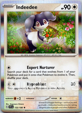Indeedee [153/198] [Scarlet & Violet Base Set] Holofoil