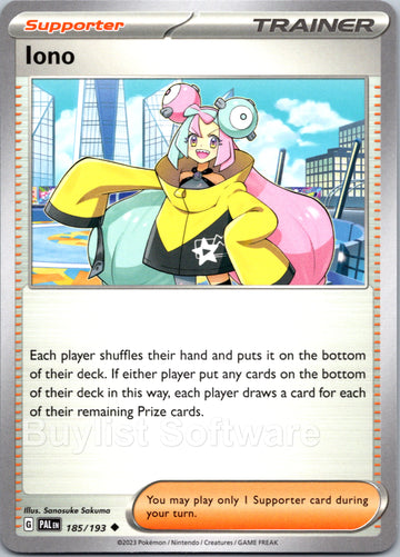 Iono [185/193] [Paldea Evolved]