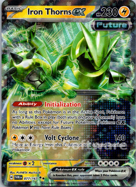 Iron Thorns ex [077/167] [Twilight Masquerade] Holofoil