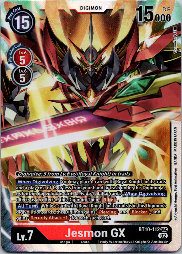 Jesmon GX [BT10-112] [Xros Encounter] Foil