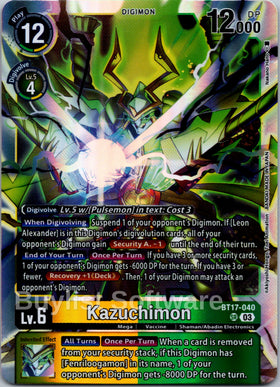 Kazuchimon [BT17-040] [Secret Crisis] Foil