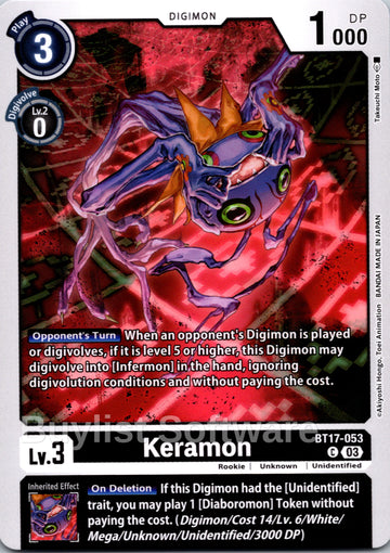 Keramon [BT17-053] [Secret Crisis]
