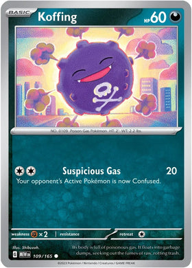 Koffing [109/165] [Scarlet & Violet 151]