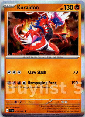 Koraidon [124/198] [Scarlet & Violet Base Set] Holofoil