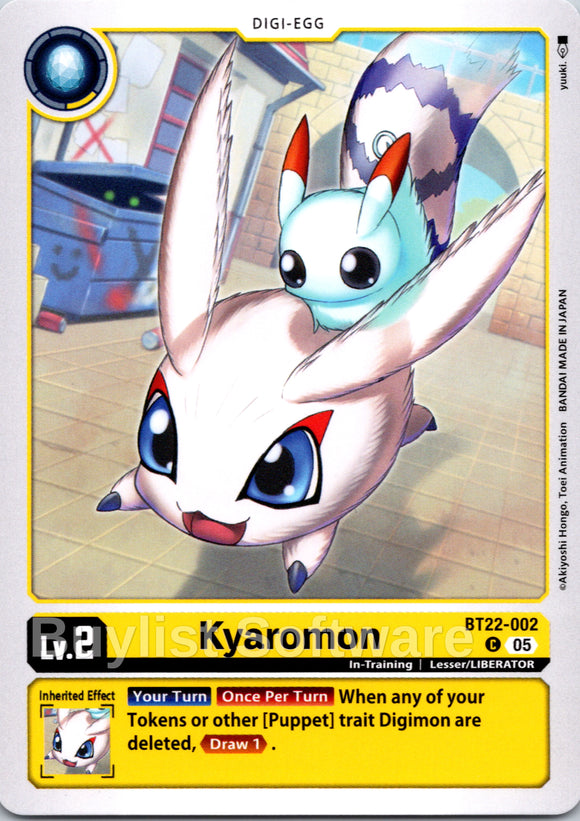 Kyaromon [BT22-002] [Cyber Eden]