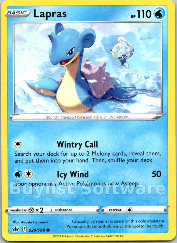 Lapras [029/198] [Chilling Reign]